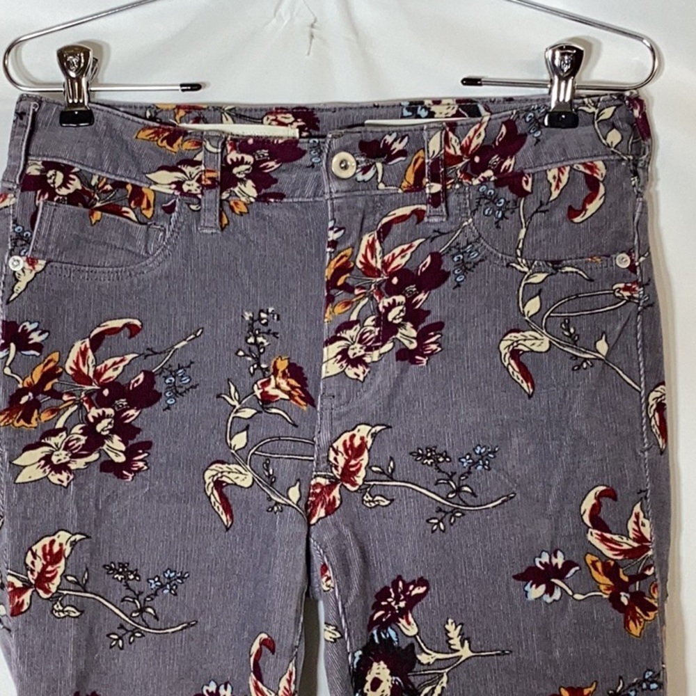 Anthropologie Pilcro and The Letterpress Corduroy High Rise Skinny Jeans Size 28 - Picture 3 of 10